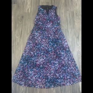 Lane Bryant maxi dress size 18 with cross cross detail at top